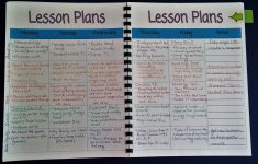 Preschool Teacher Lesson Plan Book