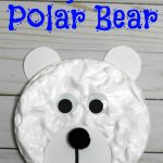 Puffy Paint Polar Bear Craft | Bear Crafts Preschool, Bear