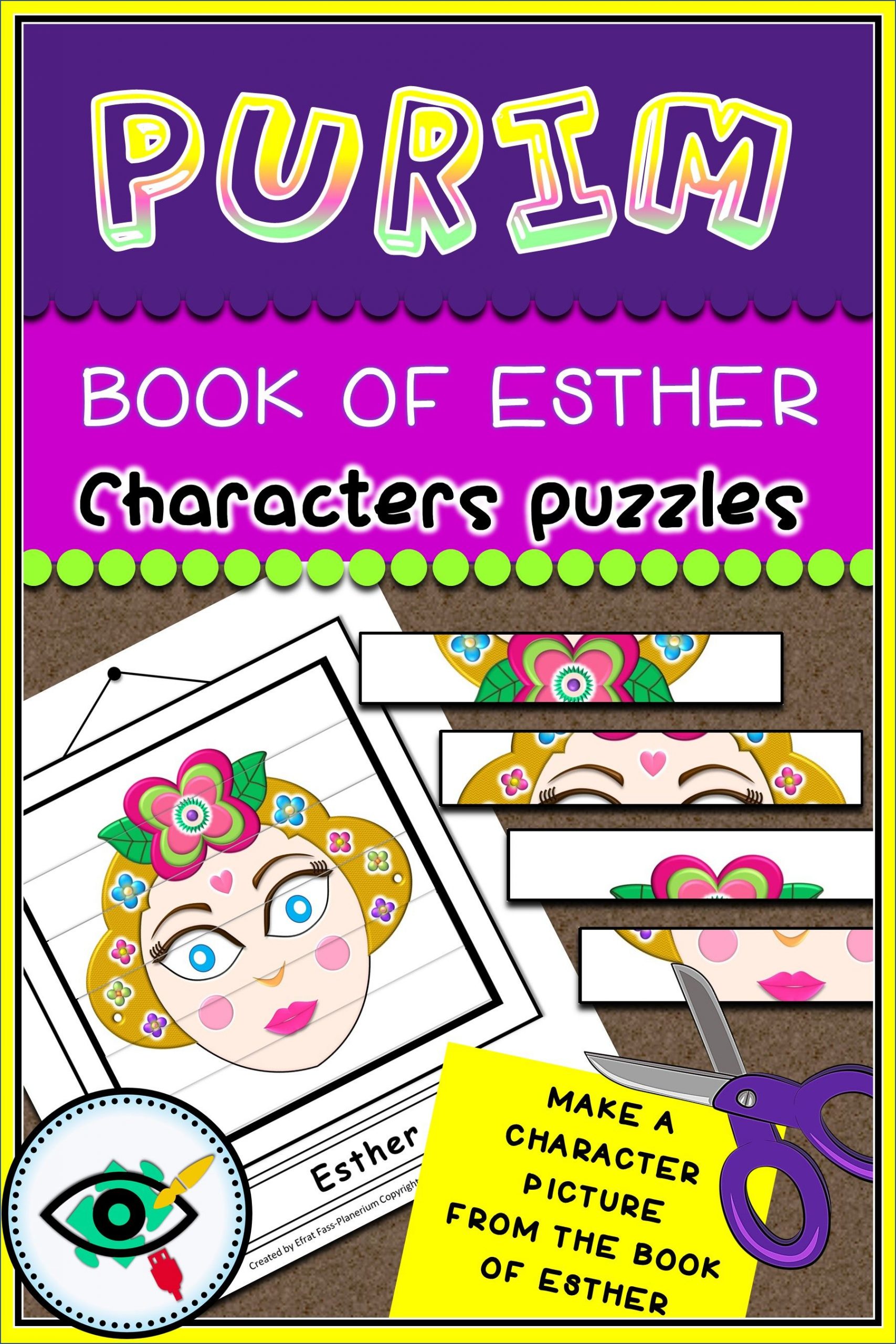 Purim Jewish Holiday Puzzles | Kindergarten Games