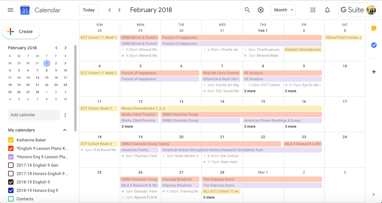 Quick, Paperless Lesson Planning With Google Calendar And