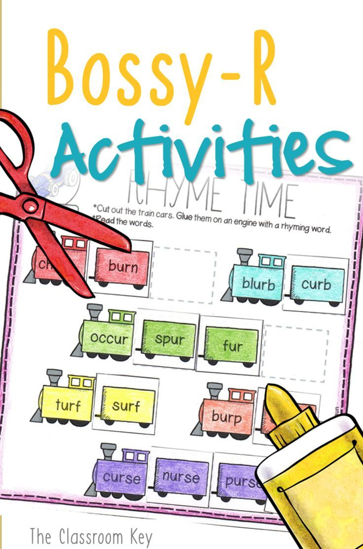 R Controlled Vowels (Bossy R) Activities, 1St Or 2Nd Grade