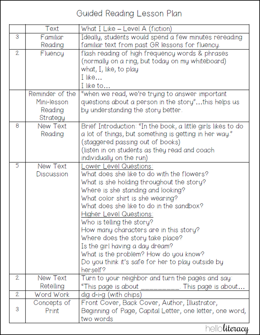 Reading Lesson Plans For Kindergarten | Cinemas 93