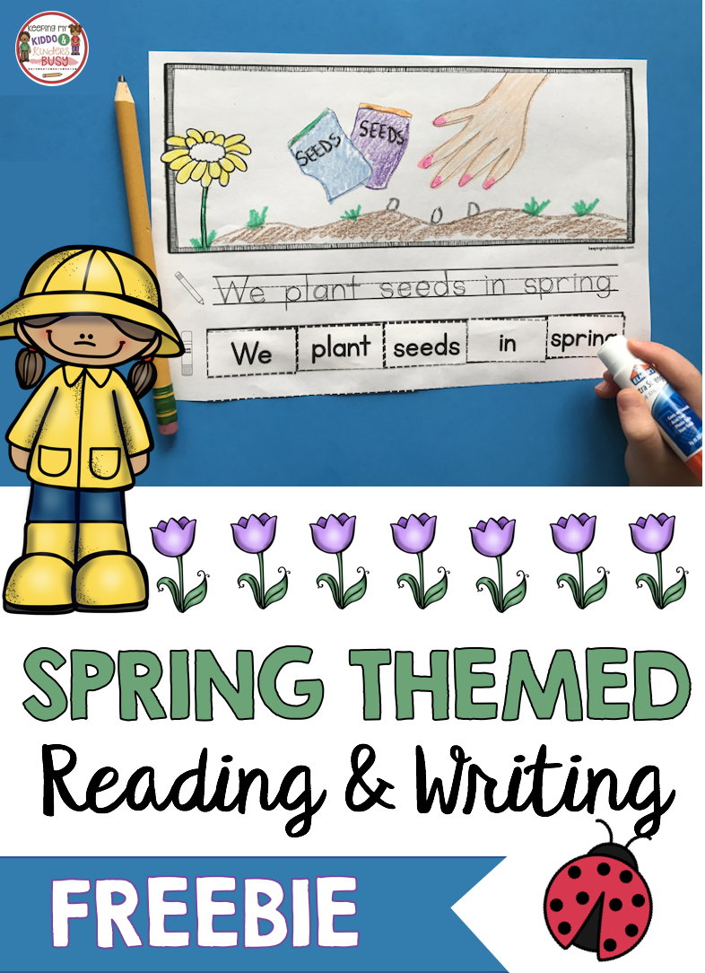 Reading &amp;amp; Writing Rock Stars - April Freebies | Kindergarten