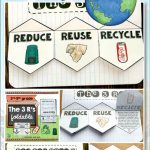 Reduce, Reuse, Recycle Interactive Notebook Foldable 3R