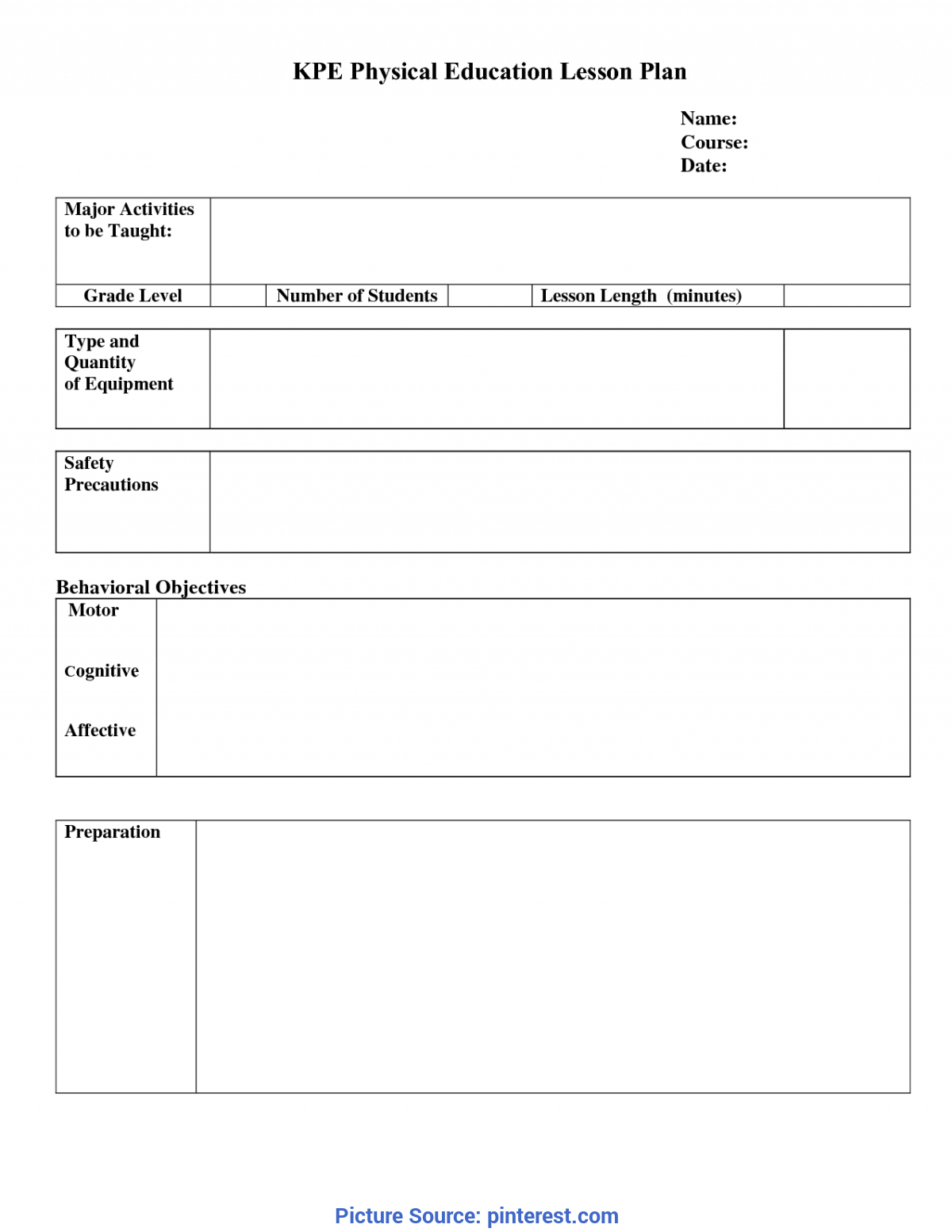 Regular 1St Grade Lesson Plans For Physical Education Lesson