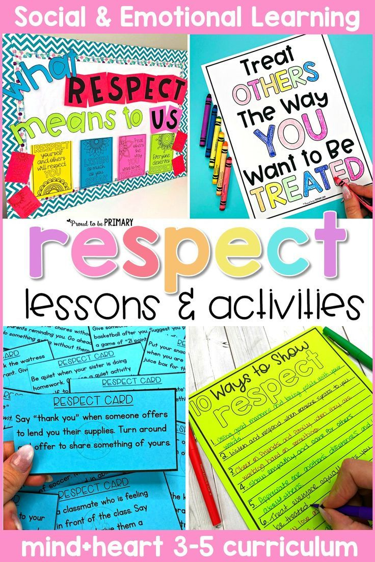 Respect Unit - 3-5 Social Emotional Learning &amp;amp; Character