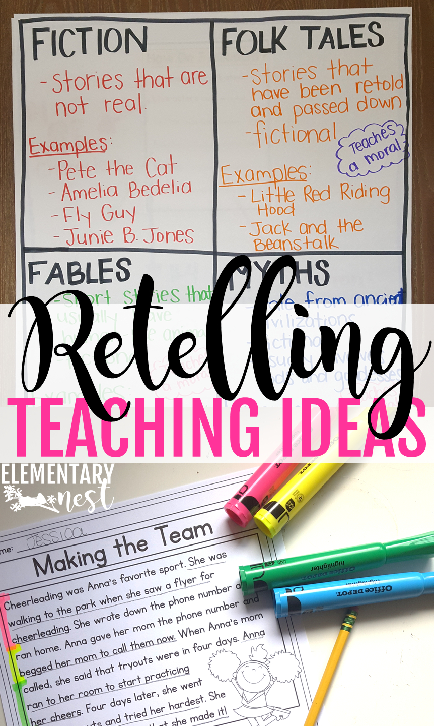 Retelling &amp;amp; Recounting Stories: Exploring Ela - Elementary Nest