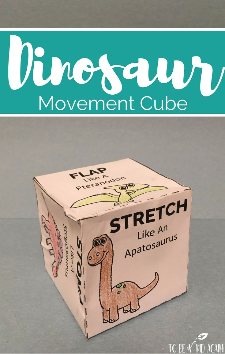 Roll A Dinosaur Movement Game | Dinosaur Theme Preschool