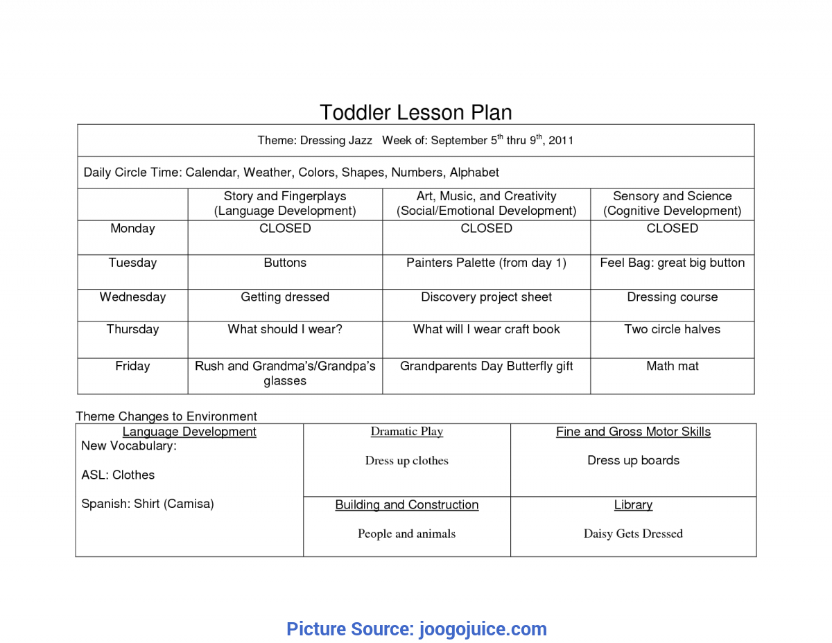 Sample Lesson Plan For Preschool - Akali