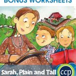 Sarah, Plain And Tall   Bonus Worksheets   Grades 3 To 4