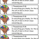 Scripture For Thanksgiving | Sunday School Thanksgiving