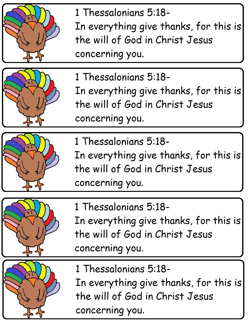 Scripture For Thanksgiving | Sunday School Thanksgiving