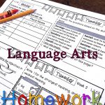 Second Grade Language Arts Homework Bundle | Language