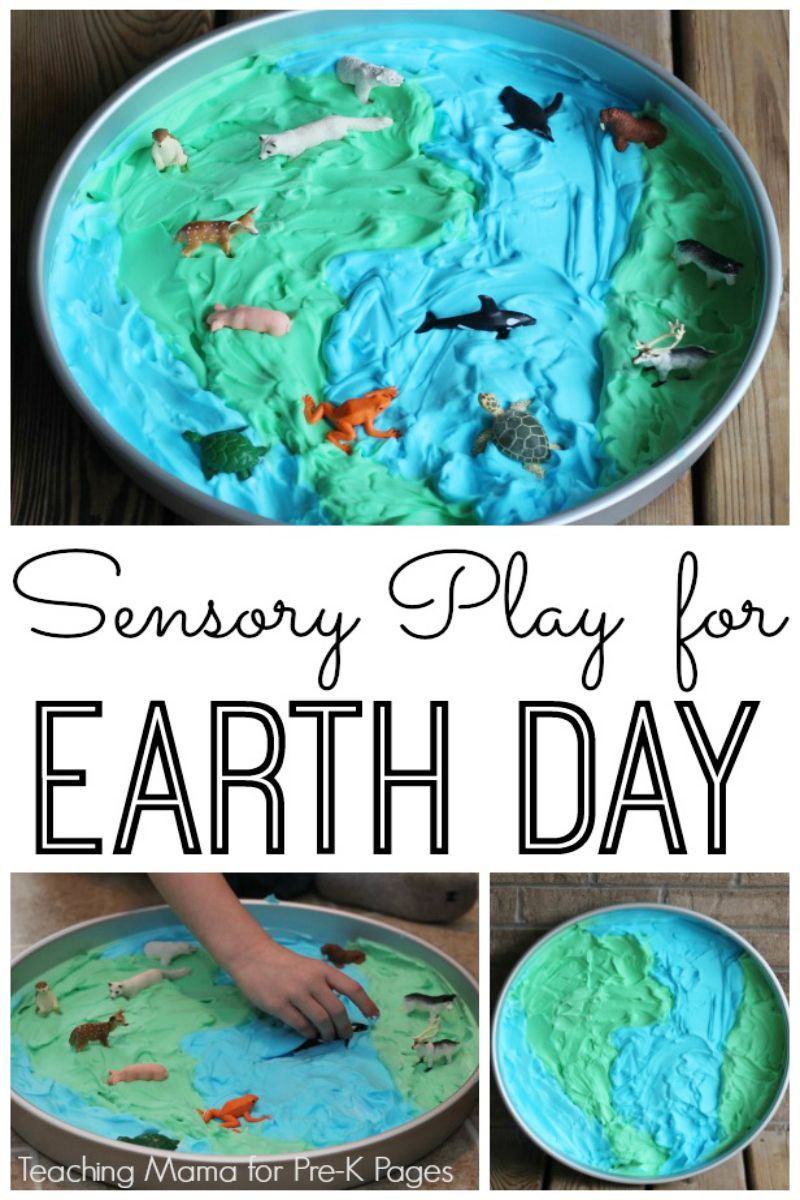 Sensory Play Activity For Earth Day | Earth Day Projects