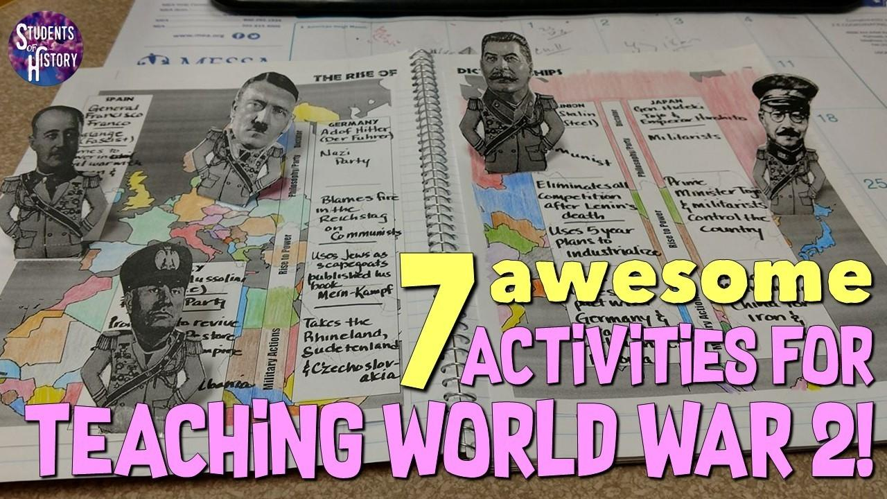 Seven Awesome Activities For Teaching World War 2