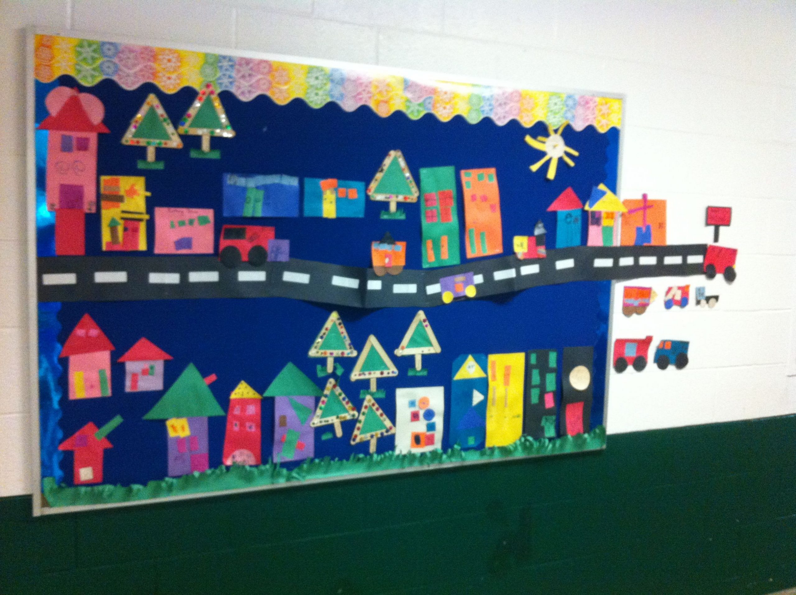 Shape City - As Part Of My Shape Unit In Kindergarten, My