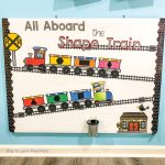 Shape Train Interactive Bulletin Board   Play To Learn Preschool