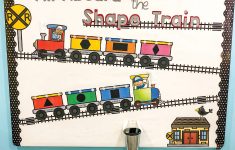 Shape Train Interactive Bulletin Board – Play To Learn Preschool