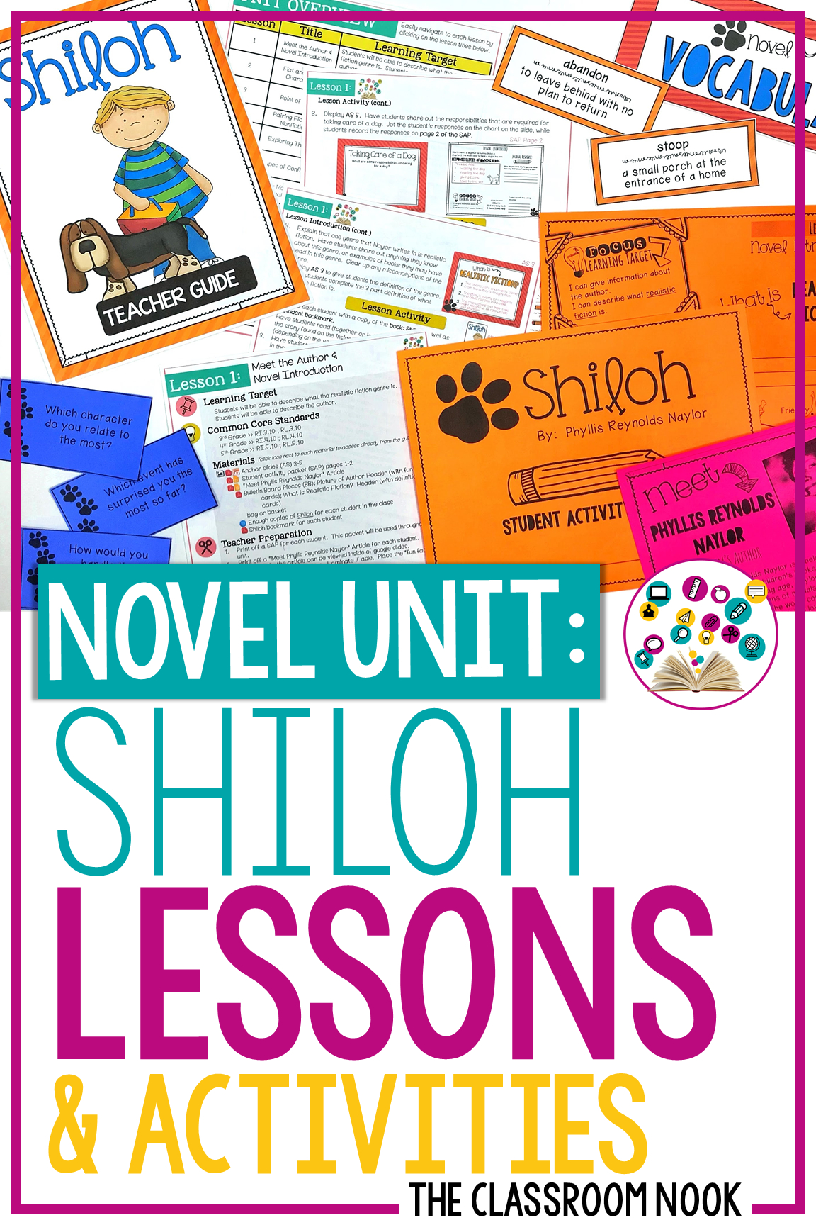 Shiloh Novel Unit [Google Classroom Compatible] | Teacher