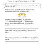 Simple And Pound Sentence Worksheet | Printable Worksheets
