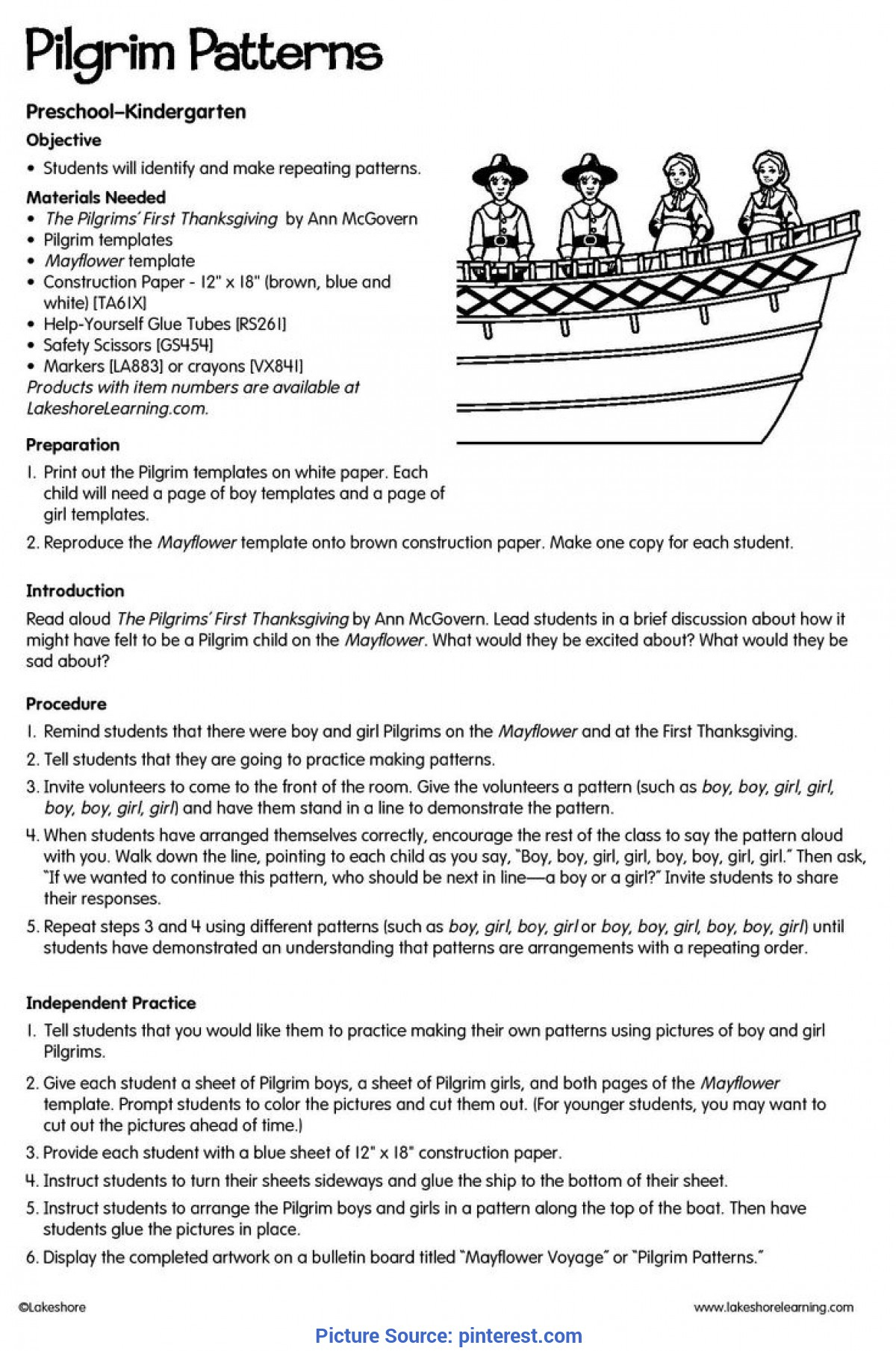 Simple Lesson Plans For Preschool About Thanksgiving 51 Best