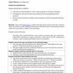 Simple Reading Comprehension Lesson Plan Objectives Sample