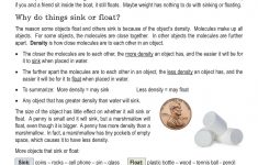 Sink Or Float Lesson Plan 4th Grade