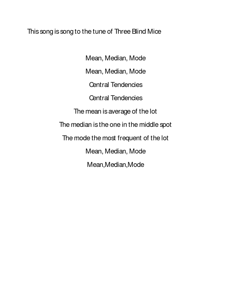 Sixth Grade Lesson Analyze This! Mean Median Mode And Range