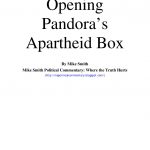 Smith, Mike: Pandora's Apartheid Boxandrea Muhrrteyn   Issuu