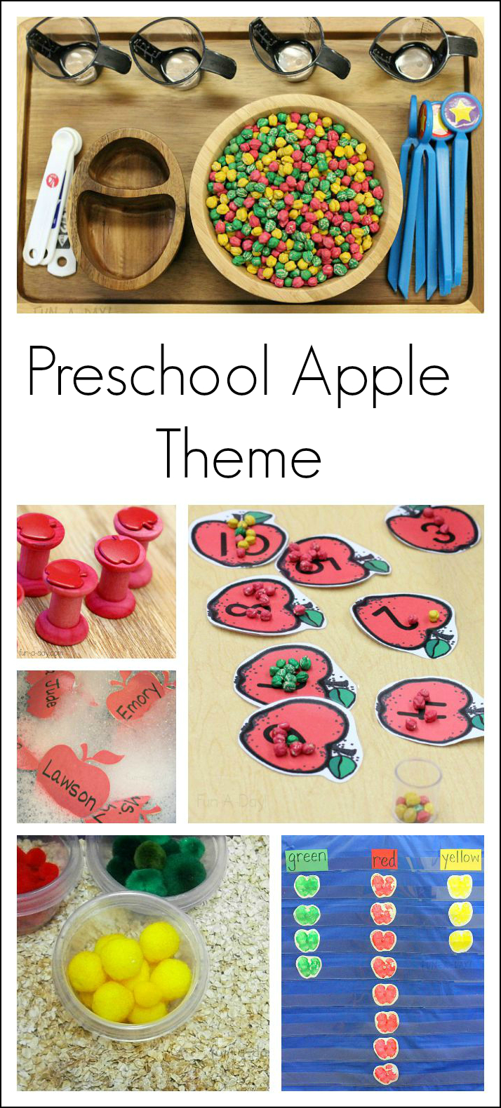 So Many Activities For A Kindergarten Or Preschool Apple