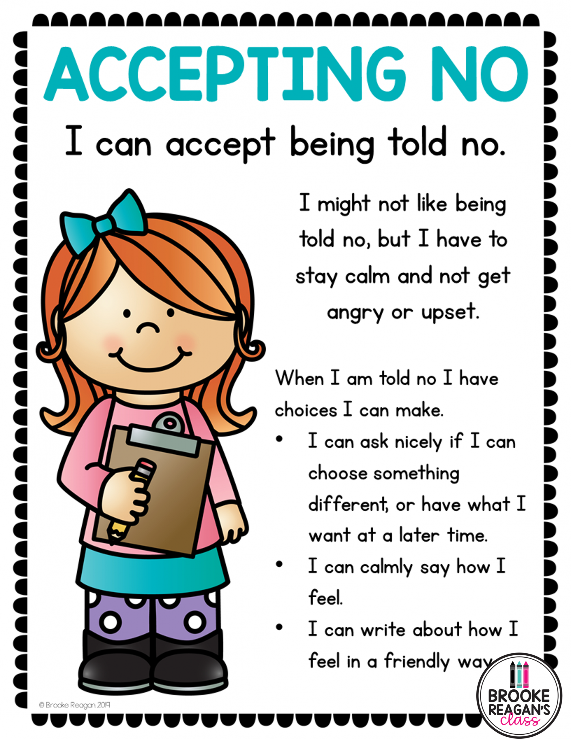 Social Skills Lesson: Accepting No | Social Skills Lessons