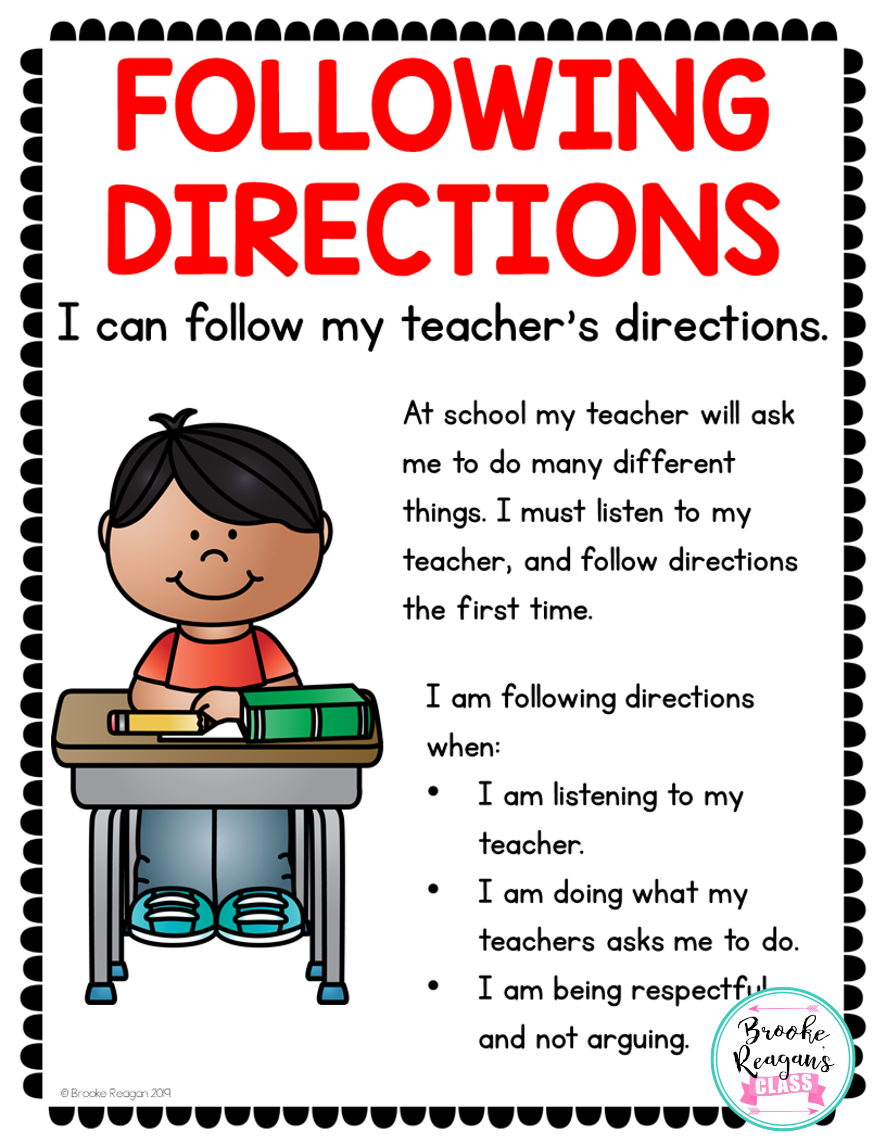 Social Skills Lesson: Following Directions | Social Skills