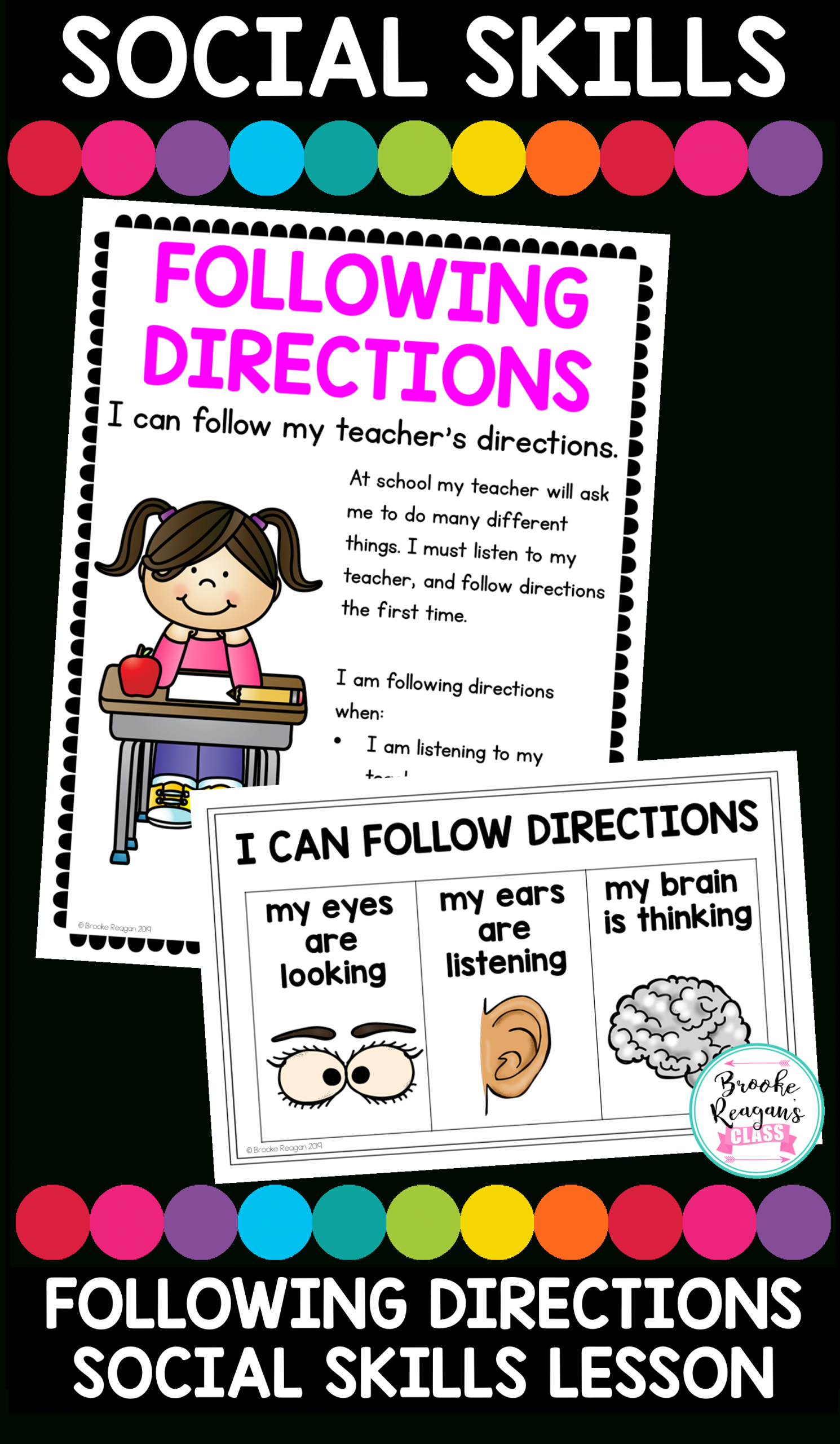 Social Skills Lesson: Following Directions | Social Skills