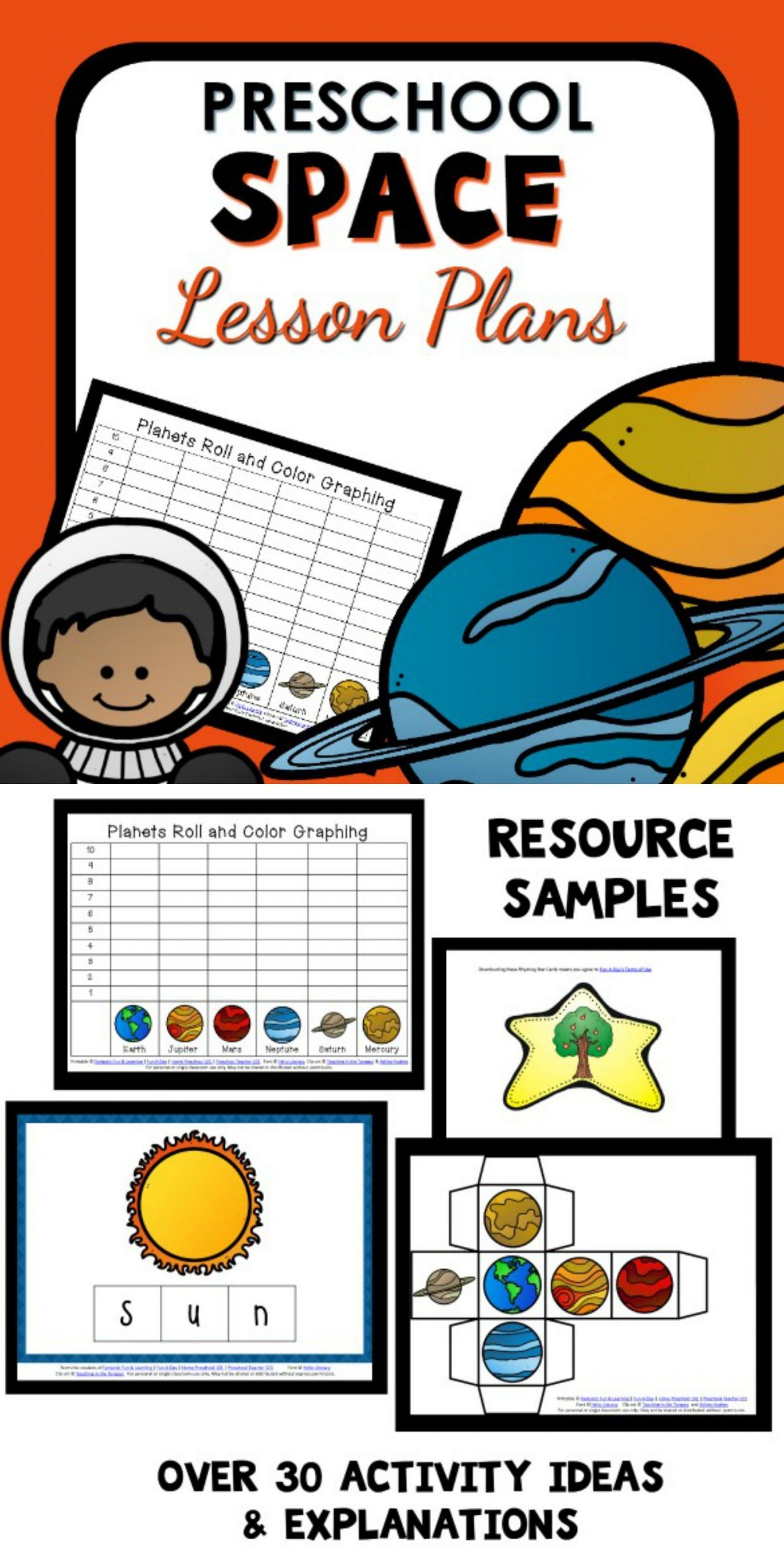 Space Theme Preschool Classroom Lesson Plans | Space Theme
