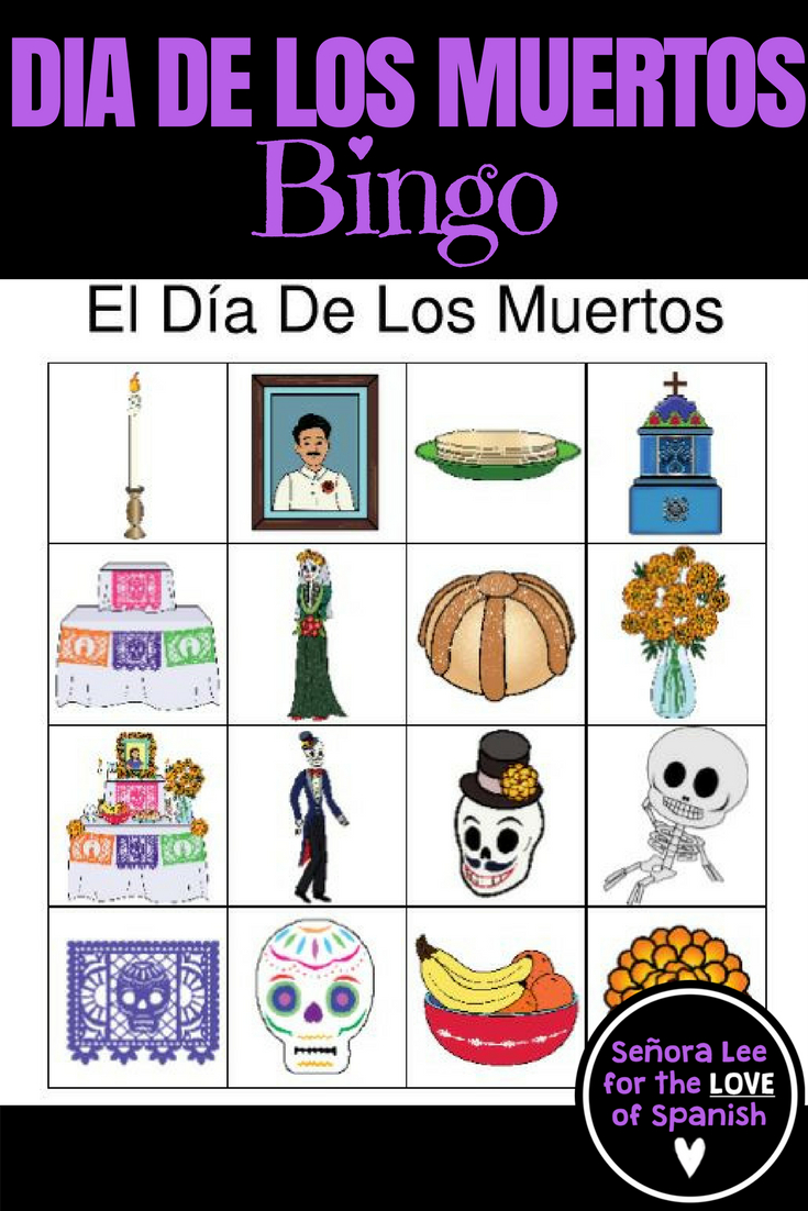 Spanish Day Of The Dead Activity - Dia De Los Muertos Bingo