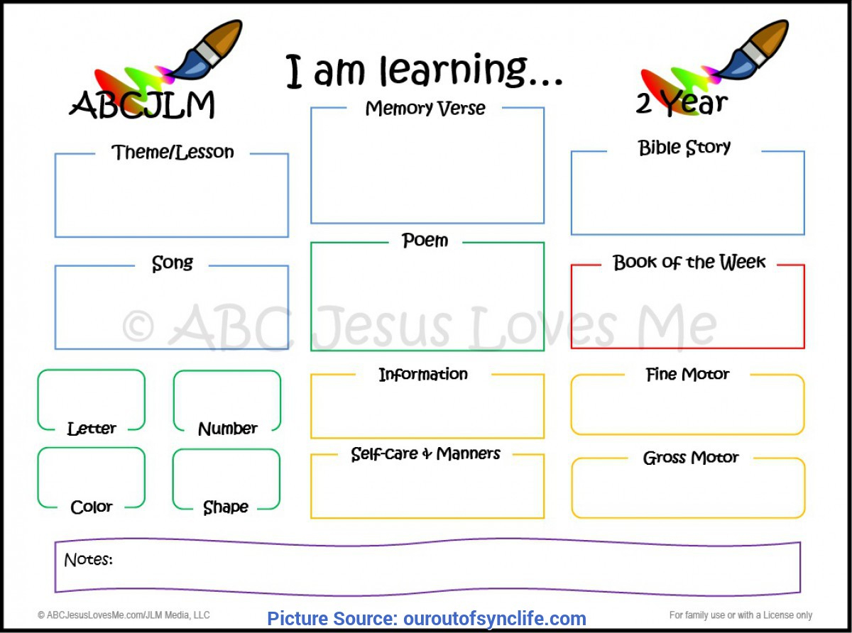 Special 1 And 2 Year Old Lesson Plans How To Be Intentional