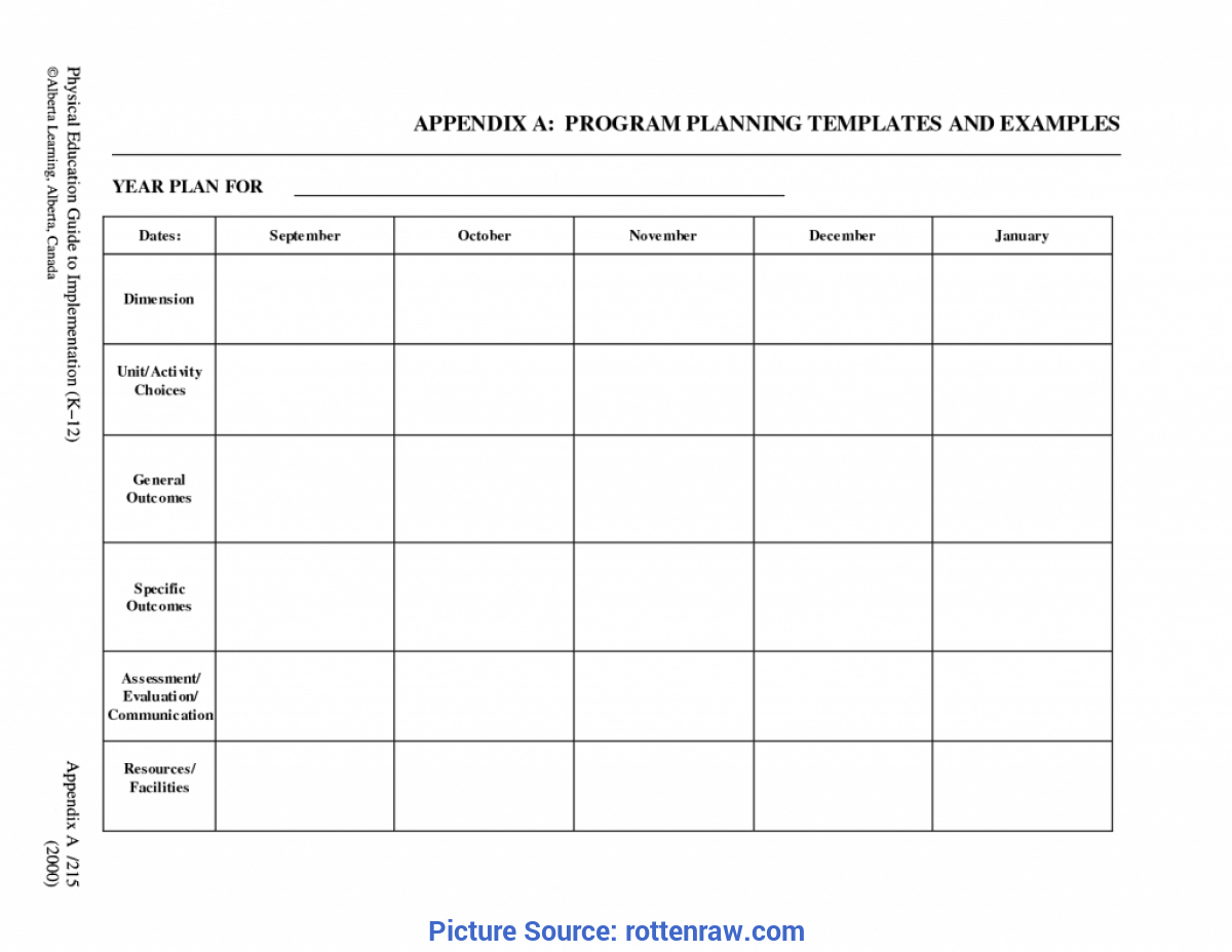 P E Lesson Plan Template