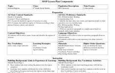 Siop Lesson Plan Examples