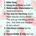 Spring Preschool Music Lesson Plan (Going On A Picnic