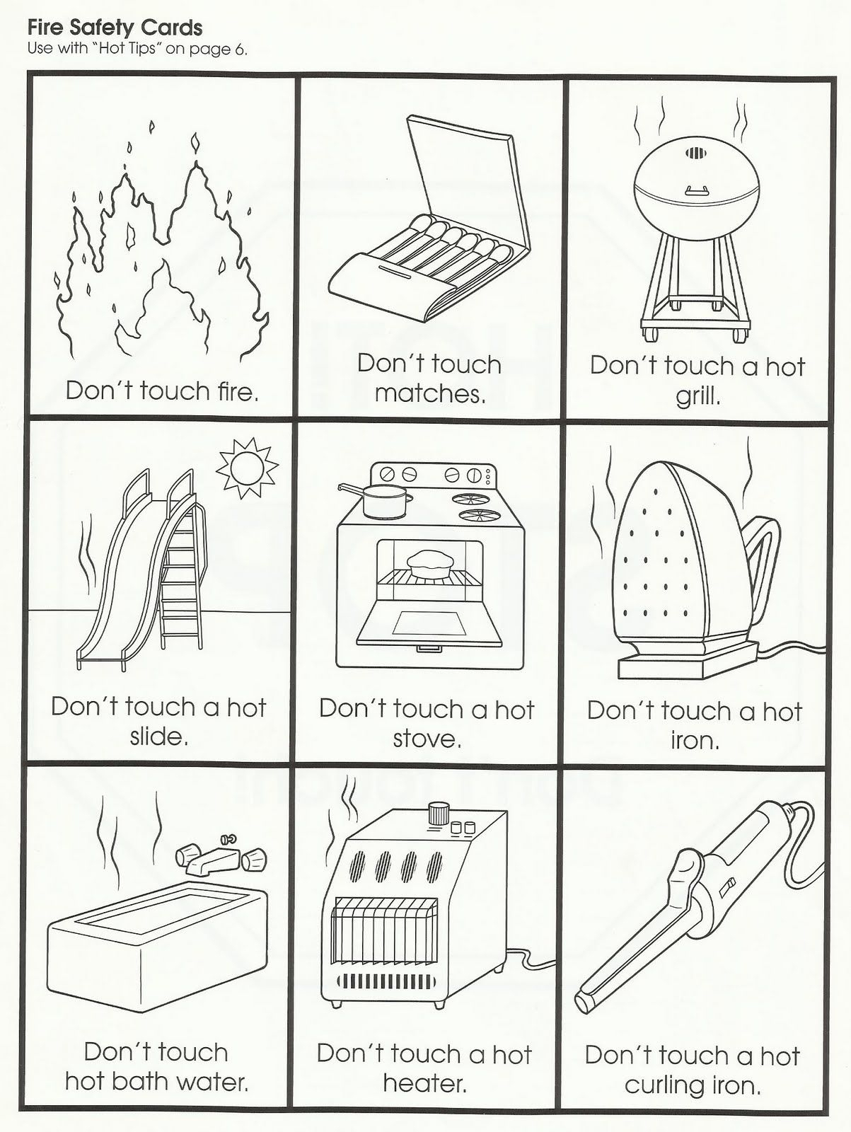 Squish Preschool Ideas: Fire Safety | Fire Safety Lessons