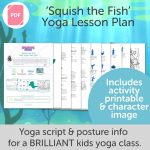 Squish The Fish Kids Yoga Class Plan   New Style!