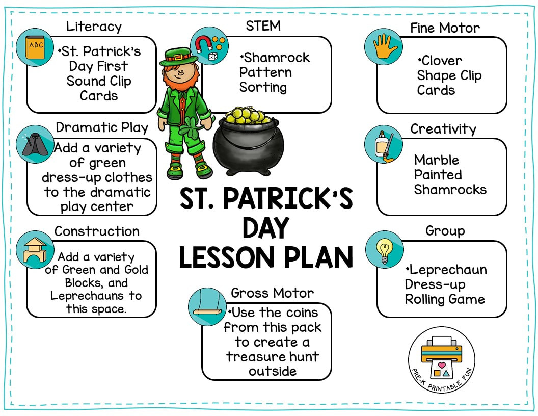 St. Patricks Day/green Week - Pre-K Printable Fun