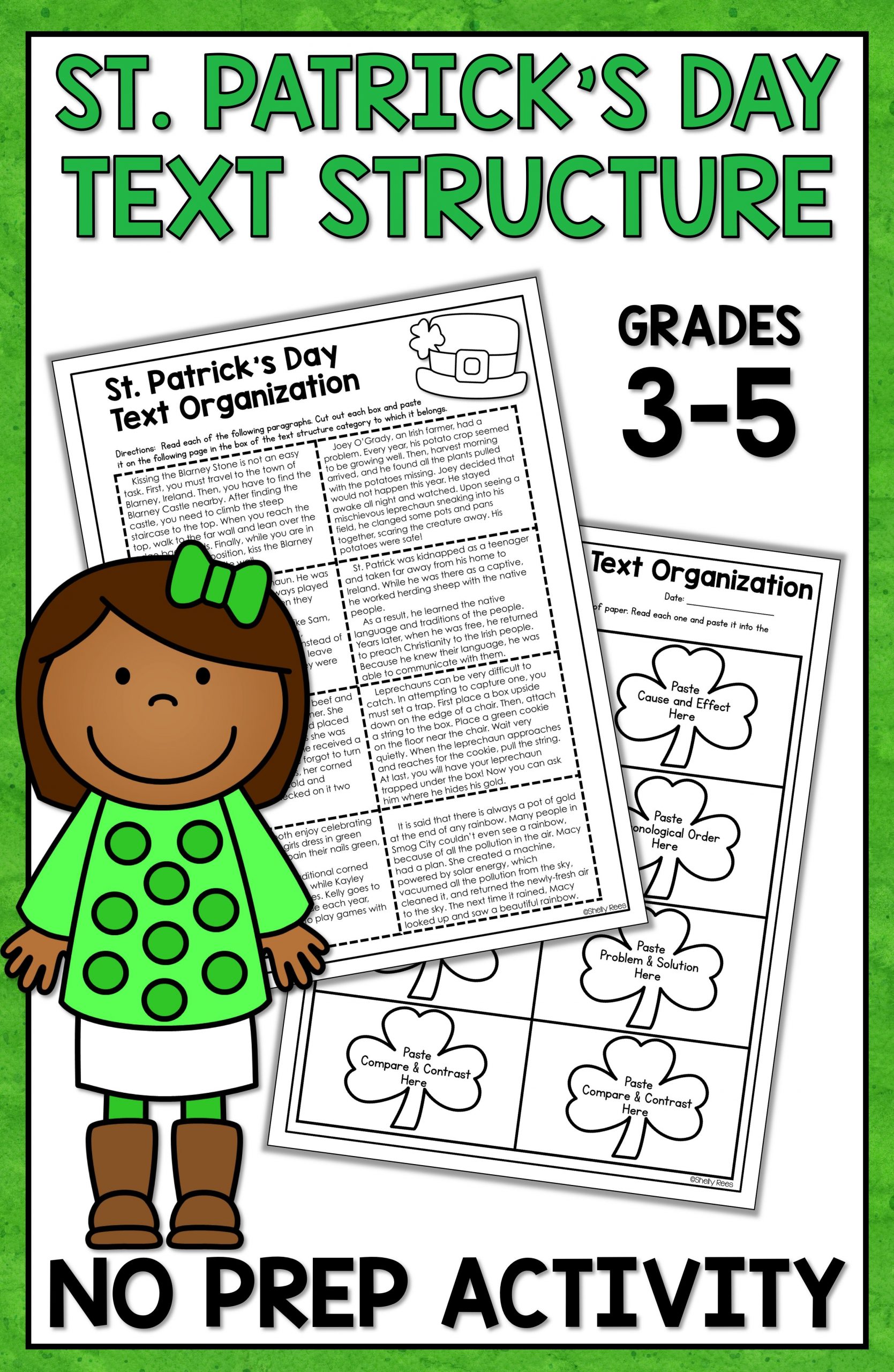 St. Patrick&amp;#039;s Day Reading Activity - Text Structure