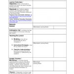 Standards Based Lesson Plan   How To Create A Standards