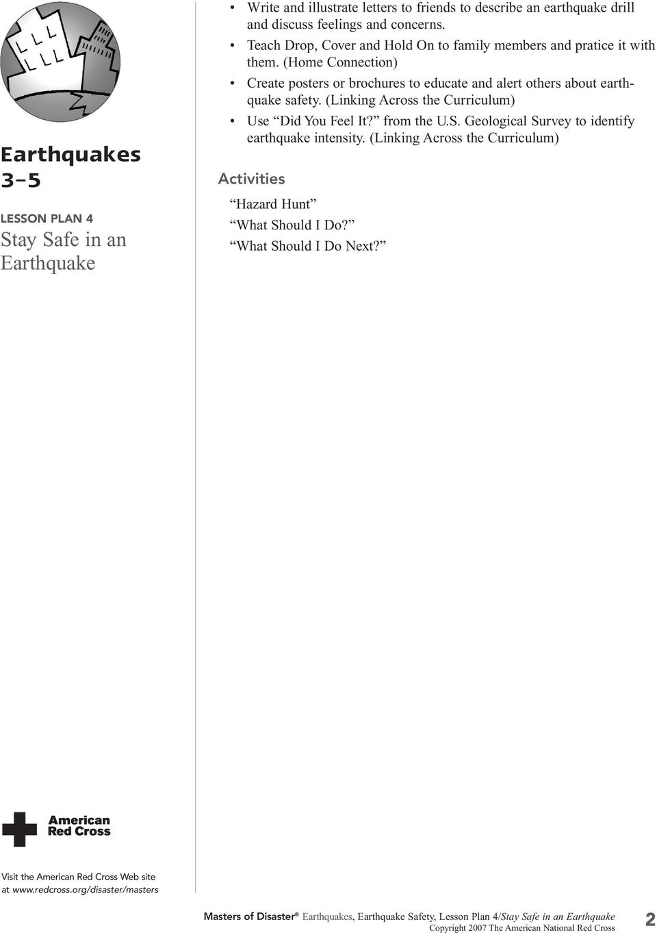 Stay Safe In An Earthquake - Pdf Free Download