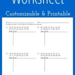 Stem And Leaf Plot Worksheet   Customizable And Printable