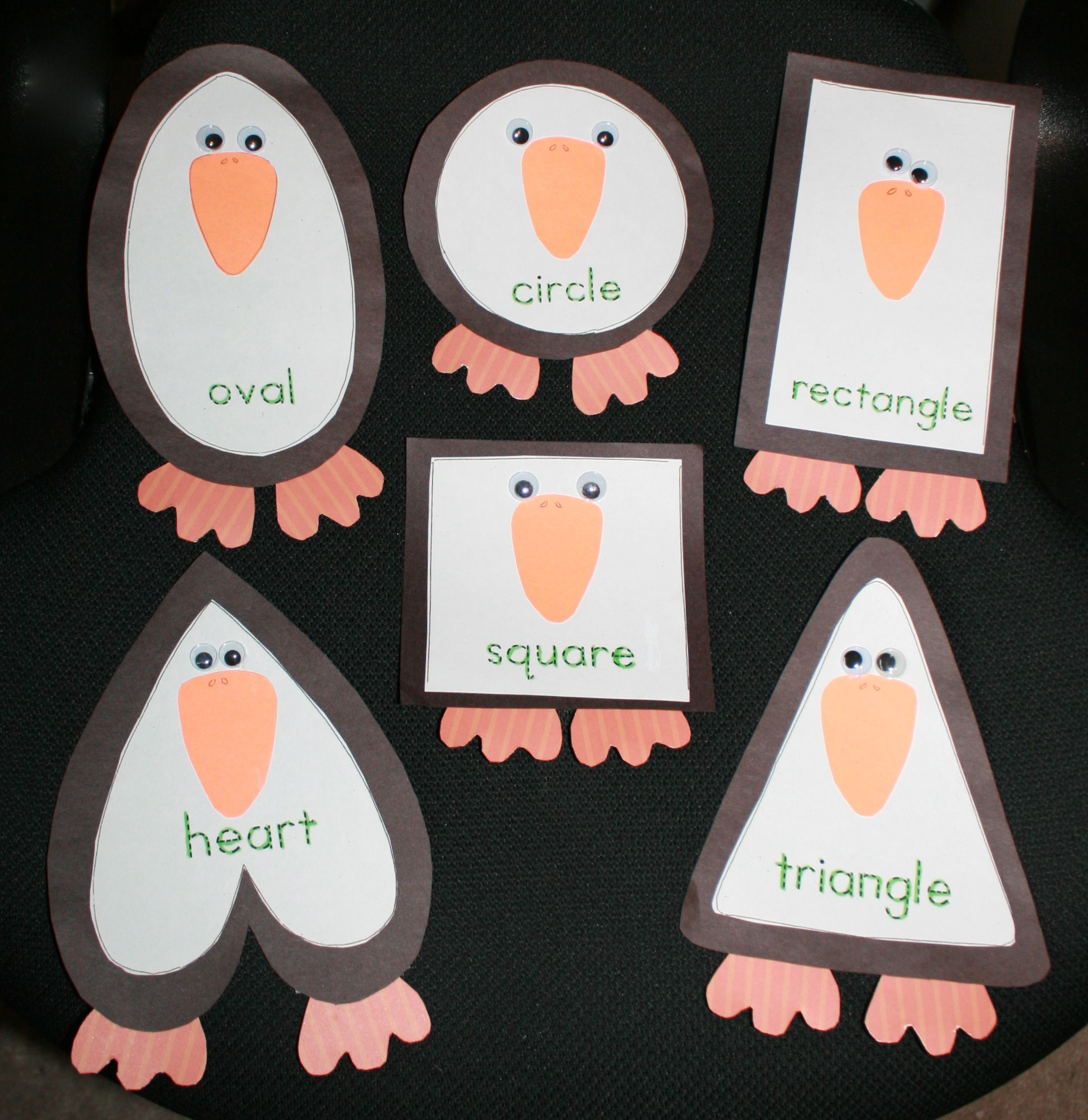 Studying Shapes With Penguins! | Preschool Crafts, Classroom