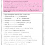 Subject Verb Agreement | Subject And Verb, Subject Verb