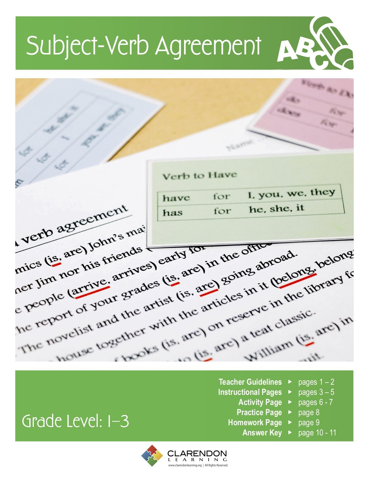 Subject Verb Agreement Lesson Plan For Grade 8