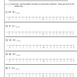 Subtraction Worksheet With Numberline | Free Math Worksheets